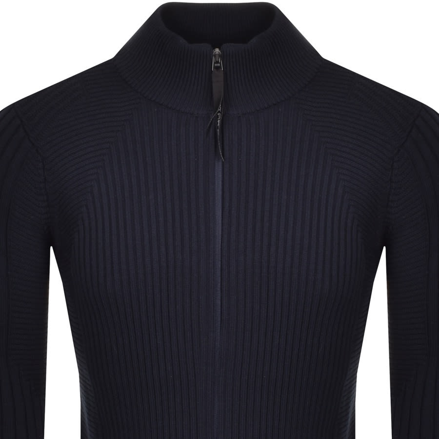 Alternative Image for ProductG Star Raw 3D Biker Full Zip Knit Jumper Blue2
